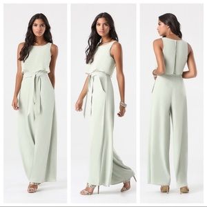 💫❤️NWT💋Int’l Exclusive 💗🤩LIMITED ED🍀💝bebe Tie Waist Jumpsuit🌷